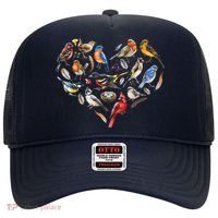 Forest Bird Heart Watching Cardinal Goldfinch Wren Chickadee Hat thumb 0