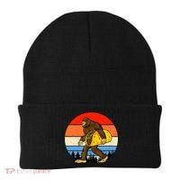 Funny Bigfoot Holding A Taco Gift Funny Taco Gift Beanie thumb 0