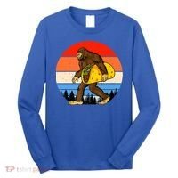 Funny Bigfoot Holding A Taco Gift Funny Taco Gift Long Sleeve Shirt thumb 0