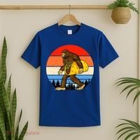 Funny Bigfoot Holding A Taco Gift Funny Taco Gift T-Shirt thumb 2