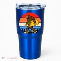 Funny Bigfoot Holding A Taco Gift Funny Taco Gift Tumbler thumb 0