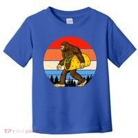 Funny Bigfoot Holding A Taco Gift Funny Taco Gift Toddler T-Shirt thumb 0