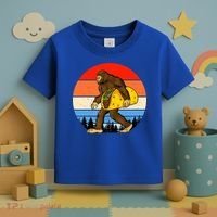 Funny Bigfoot Holding A Taco Gift Funny Taco Gift Toddler T-Shirt thumb 3