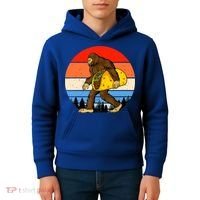 Funny Bigfoot Holding A Taco Gift Funny Taco Gift Kids Hoodie thumb 4