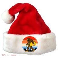 Funny Bigfoot Holding A Taco Gift Funny Taco Gift Santa Hat thumb 0