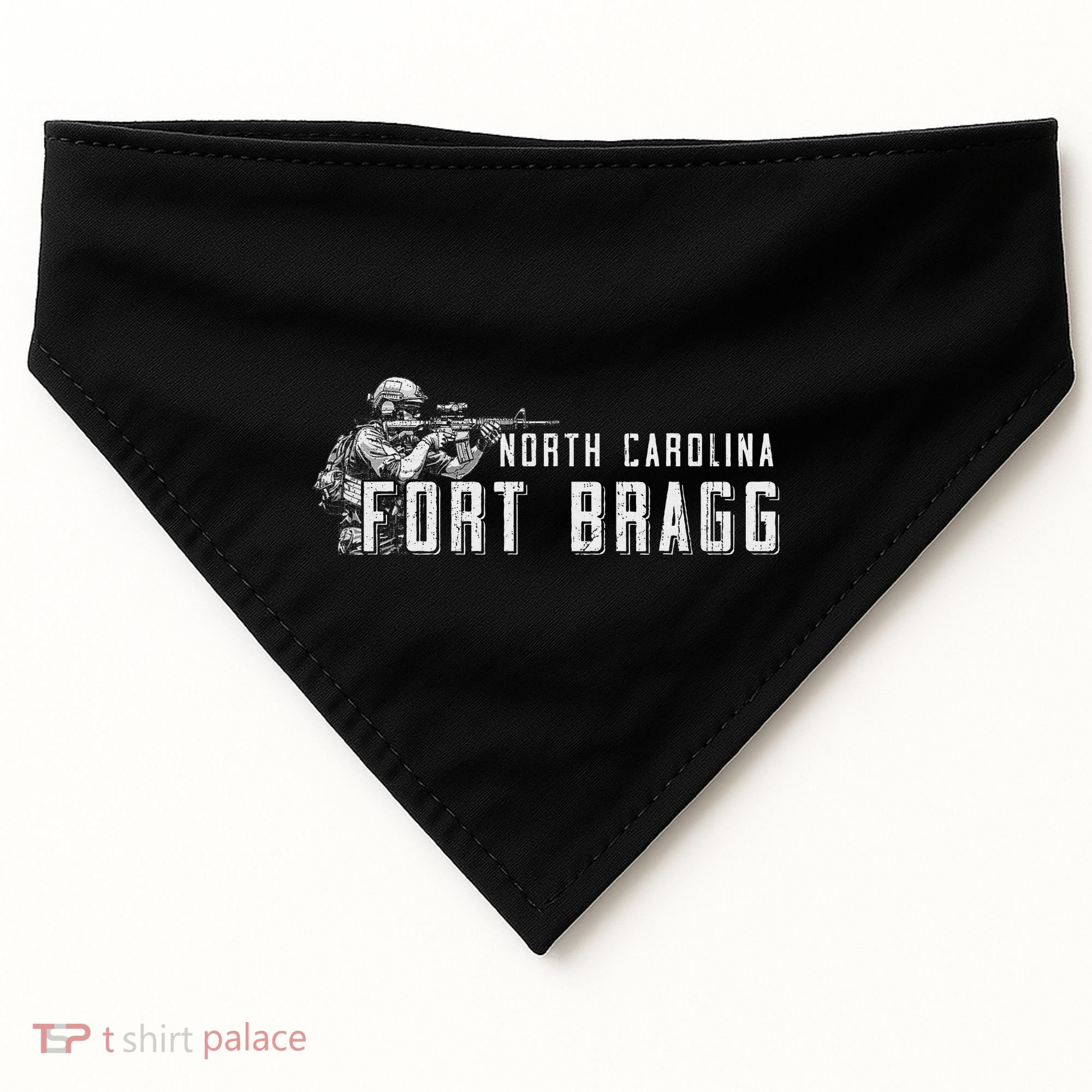 Fort Bragg Home Of The Airborne Special Operations Forces USA-Made Doggie Bandana