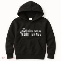 Fort Bragg Home Of The Airborne Special Operations Forces Kids Hoodie thumb 0