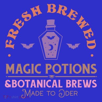 Fresh Brewed Halloween Witch Sign Witchy Mystical Magical Cute Gift Tank Top