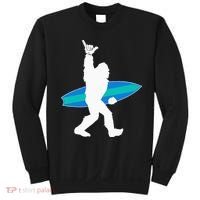 Funny Bigfoot Hang Loose Gift For Shaka Aloha Surfer Lovers Sweatshirt thumb 0