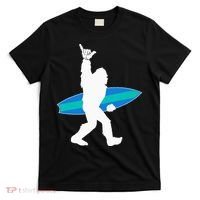 Funny Bigfoot Hang Loose Gift For Shaka Aloha Surfer Lovers T-Shirt thumb 0