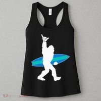 Funny Bigfoot Hang Loose Gift For Shaka Aloha Surfer Lovers Women's Tank Top thumb 3