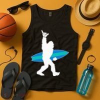 Funny Bigfoot Hang Loose Gift For Shaka Aloha Surfer Lovers Tank Top thumb 4