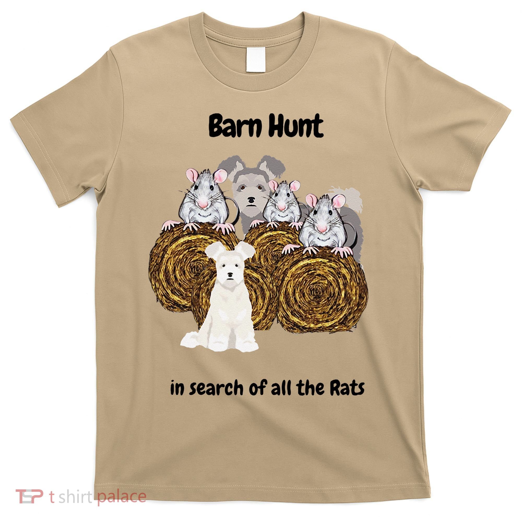 Funny Barn Hunt In Search Of Rats With A Pumi Dog T-Shirt