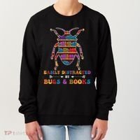 Funny Bug Insects Easily Distracted By Bugs Biology Teacher Women's Sweatshirt thumb 0