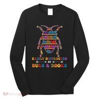 Funny Bug Insects Easily Distracted By Bugs Biology Teacher Long Sleeve Shirt thumb 0