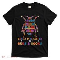 Funny Bug Insects Easily Distracted By Bugs Biology Teacher T-Shirt thumb 0