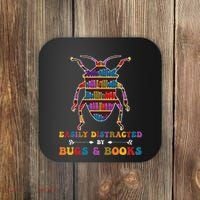 Funny Bug Insects Easily Distracted By Bugs Biology Teacher Coaster thumb 0