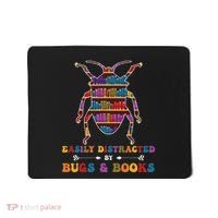 Funny Bug Insects Easily Distracted By Bugs Biology Teacher Mousepad thumb 0