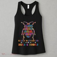 Funny Bug Insects Easily Distracted By Bugs Biology Teacher Women's Tank Top thumb 3