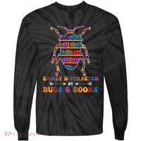 Funny Bug Insects Easily Distracted By Bugs Biology Teacher Tie-Dye Long Sleeve Shirt thumb 0
