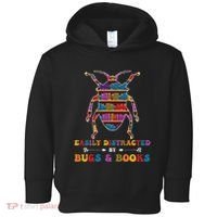 Funny Bug Insects Easily Distracted By Bugs Biology Teacher Toddler Hoodie thumb 0