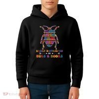 Funny Bug Insects Easily Distracted By Bugs Biology Teacher Kids Hoodie thumb 4
