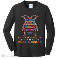 Funny Bug Insects Easily Distracted By Bugs Biology Teacher Kids Long Sleeve Shirt thumb 0