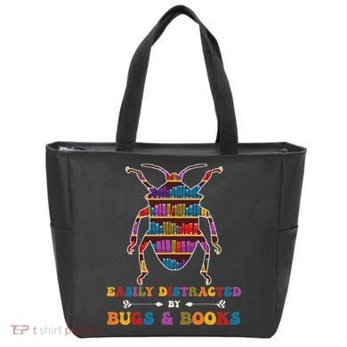 Funny Bug Insects Easily Distracted By Bugs Biology Teacher Tote Bag