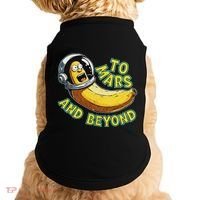 Funny Banana In Space To Mars And Beyound Star Astronaut Doggie Tank thumb 0