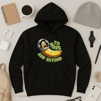 Funny Banana In Space To Mars And Beyound Star Astronaut Hoodie thumb 3
