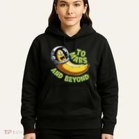 Funny Banana In Space To Mars And Beyound Star Astronaut Hoodie thumb 5