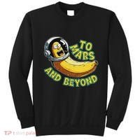 Funny Banana In Space To Mars And Beyound Star Astronaut Sweatshirt thumb 0