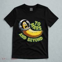 Funny Banana In Space To Mars And Beyound Star Astronaut T-Shirt thumb 5
