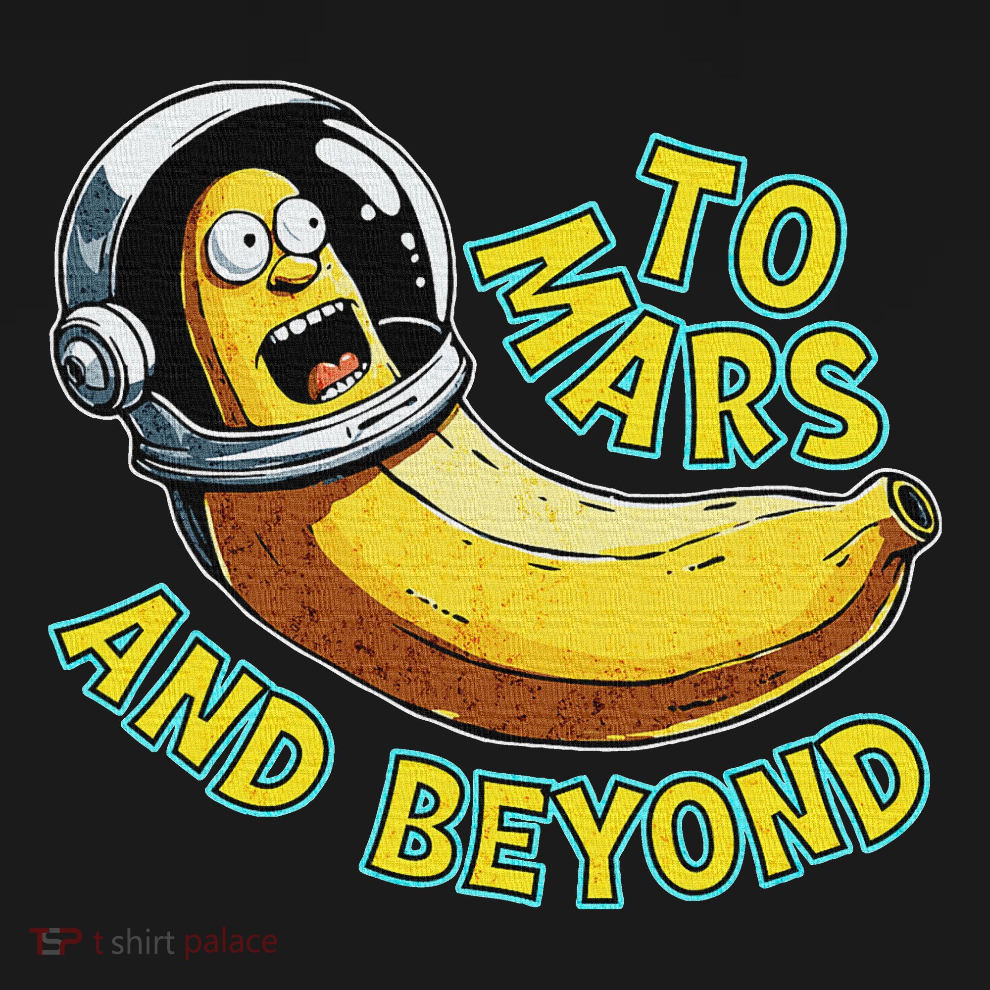 Funny Banana In Space To Mars And Beyound Star Astronaut Women's Hoodie