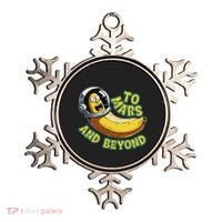 Funny Banana In Space To Mars And Beyound Star Astronaut Ornament thumb 0