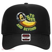 Funny Banana In Space To Mars And Beyound Star Astronaut Hat thumb 0