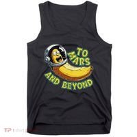 Funny Banana In Space To Mars And Beyound Star Astronaut Tank Top thumb 0