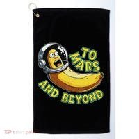 Funny Banana In Space To Mars And Beyound Star Astronaut Golf Towel thumb 0