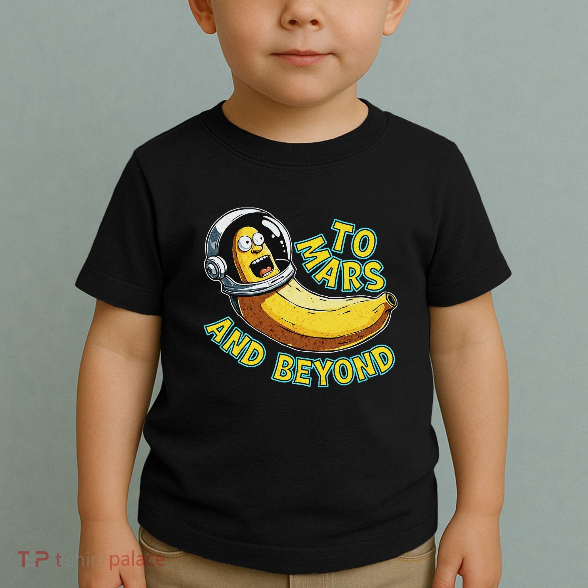 Funny Banana In Space To Mars And Beyound Star Astronaut Toddler T-Shirt