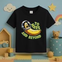 Funny Banana In Space To Mars And Beyound Star Astronaut Toddler T-Shirt thumb 3