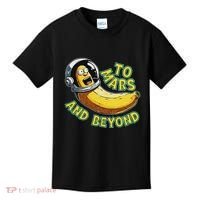 Funny Banana In Space To Mars And Beyound Star Astronaut Kids T-Shirt thumb 0