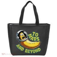 Funny Banana In Space To Mars And Beyound Star Astronaut Tote Bag thumb 0