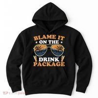 Funny Blame It On The Drink Package Cruise Ship Hoodie thumb 0
