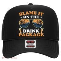 Funny Blame It On The Drink Package Cruise Ship Hat thumb 0