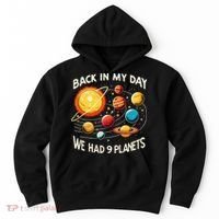 Funny Back In My Day We Had Nine Planet Astronomy Stargazing Hoodie thumb 0