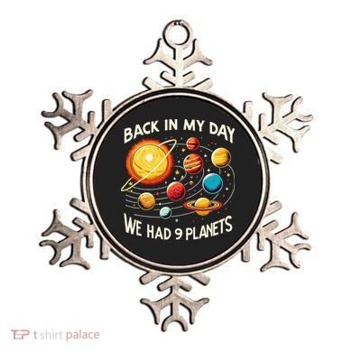 Funny Back In My Day We Had Nine Planet Astronomy Stargazing Ornament