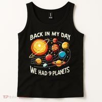 Funny Back In My Day We Had Nine Planet Astronomy Stargazing Tank Top thumb 2