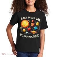 Funny Back In My Day We Had Nine Planet Astronomy Stargazing Kids T-Shirt thumb 2