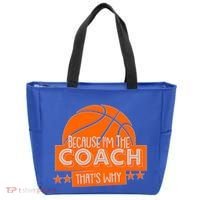 Funny Because I'm The Coach That's Why Tote Bag thumb 0