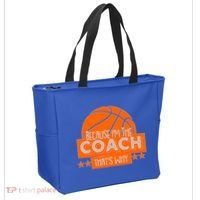 Funny Because I'm The Coach That's Why Tote Bag thumb 2